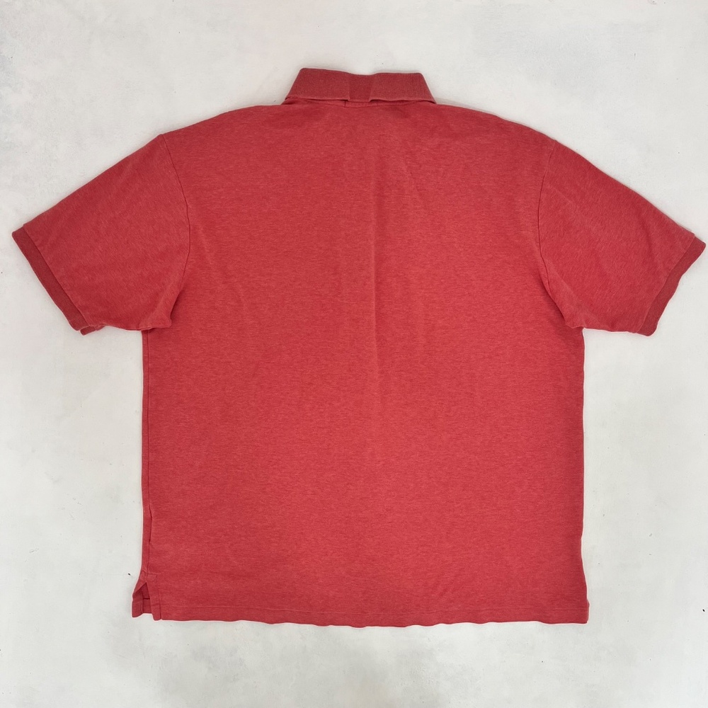 Ralph Lauren Mens Size XL Polo Shirt Heather Red Collared Short Sleeve Golf Logo - Picture 6 of 8
